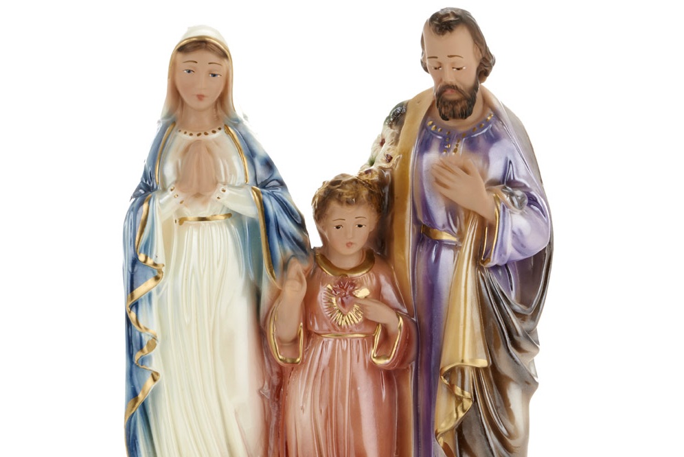 La statua della sacra famiglia