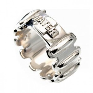 Anello rosario MATER argento 925