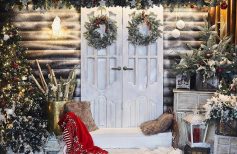 come decorare il giardino a natale