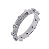 decina argento 925 zircone bianco