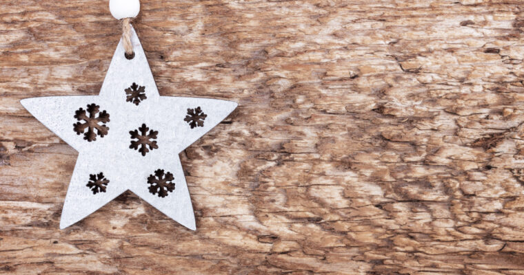 Decorazioni in legno per l’albero di Natale
