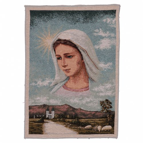 arazzo madonna di medjugorje