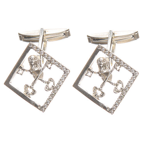 gemelli camicie argento chiavi vaticano