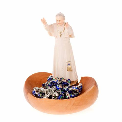 statuetta giovanni paolo portarosario acquasantiera