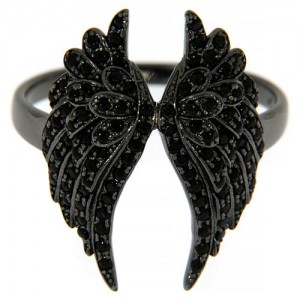 anello amen ali angelo arg 925