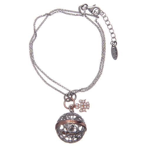bracciale amen chiama angeli pave argento 925