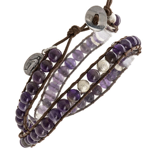 Bracciale in Pietra Ametista
