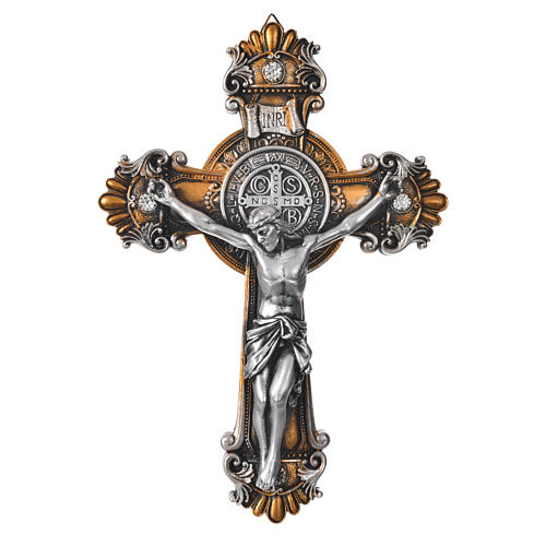 crocifisso di medjugorje con san benedetto