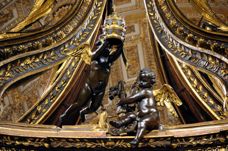 Baldacchino Del Bernini In San Pietro Storia del Baldacchino di San Pietro - Holyblog