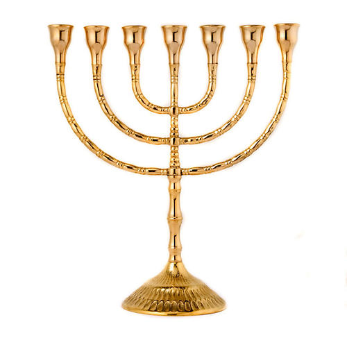 menorah in ottone