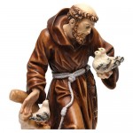 statua-san-francesco-colorato-realistico