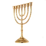 candelabro menorah 7 fiamme ottone - 150x150