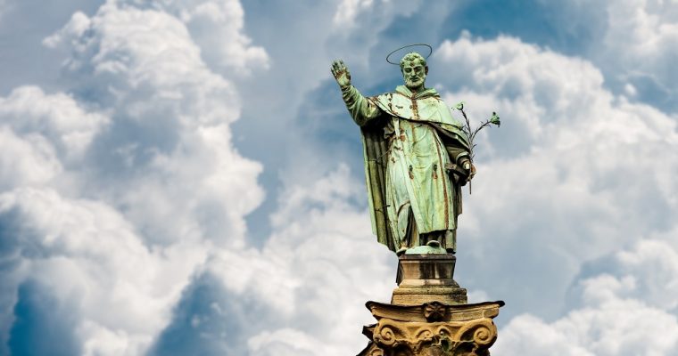 San Domenico da Guzman e la consegna del rosario