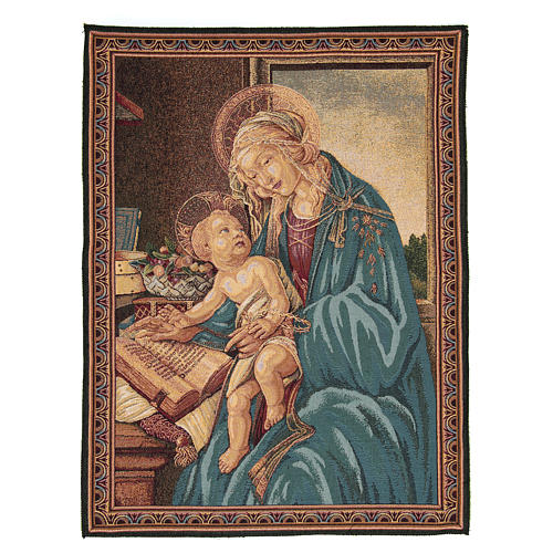 madonna del libro di sandro botticelli.