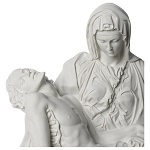statua pieta di michelangelo marmo