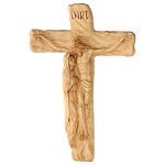 crocifisso in legno naturale mato grosso