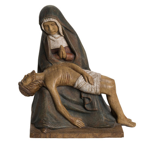 la pietà in legno