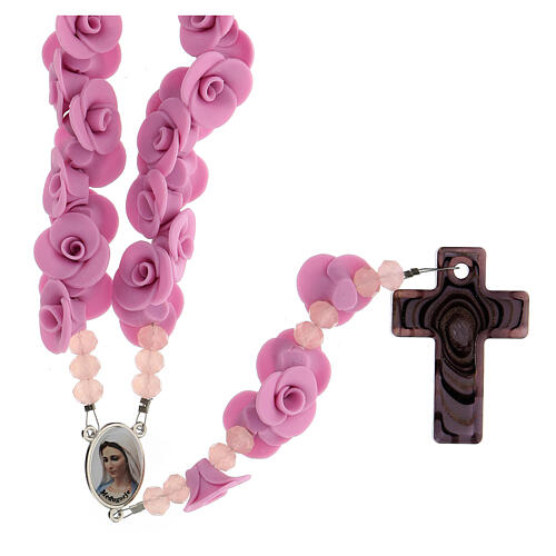 rosario-medjugorje-rose-lilla-croce-vetro-murano