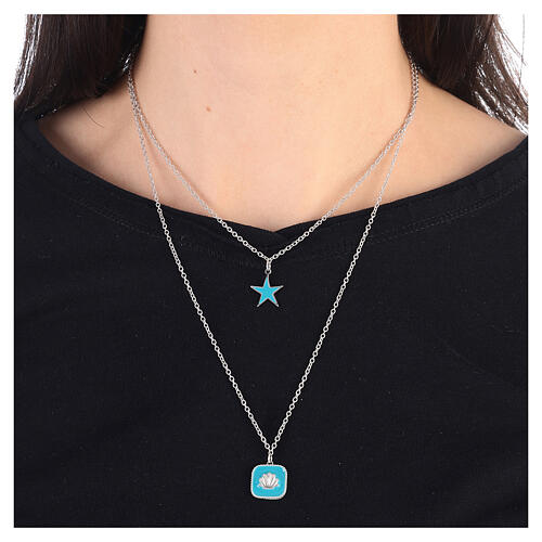collana-pendenti-stella-conchiglia