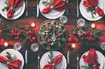 apparecchiare la tavola a natale