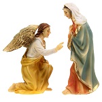 annunciazione angelo a maria statue