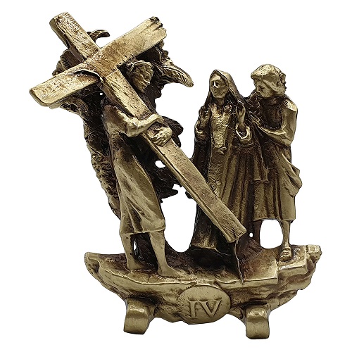 via crucis bronzo 14 stazioni piedino via dolorosa_4