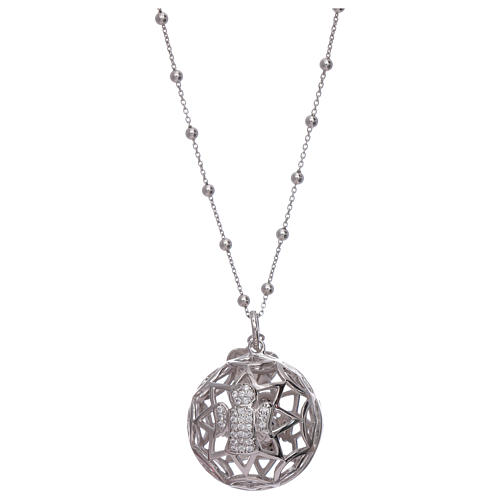 collana amen ciondolo chiama angeli arg 925 e zirconi