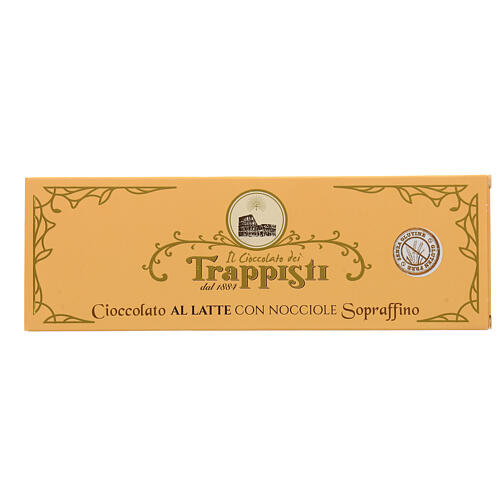 cioccolato latte con nocciole 150 g trappisti frattocchie