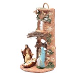 coppo presepe terracotta con fascina deruta 35 cm