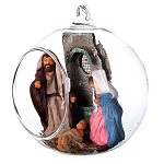 nativita palla vetro presepe napoletano 7 cm