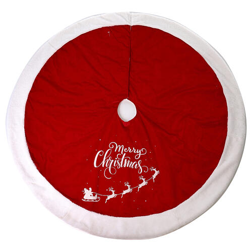 Cesta In Vimini Magie Di Natale Per Coprire Base Albero – 54 Cm Di Diametro, Beige, Fatto A Mano, Nasconde Cavi E Piedini