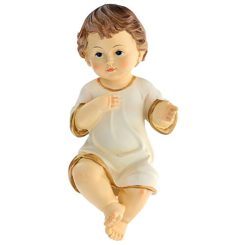 statua bambinello vestina 21 cm resina
