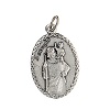 medaglia con san cristoforo con rilievo 2 5 cm zama