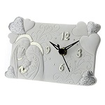 bomboniera matrimonio orologio sacra famiglia 9 cm