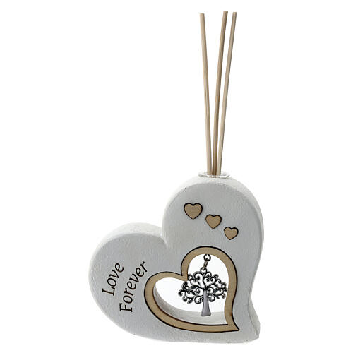 bomboniera profumatore cuore legno 10 cm