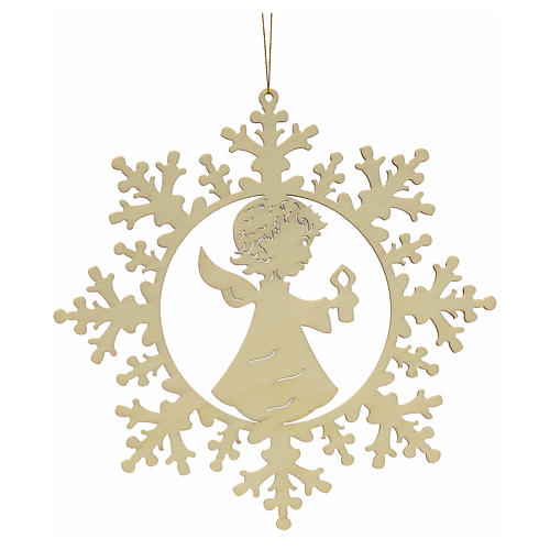 decorazione in legno albero natale