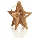 stella in legno addobbo albero
