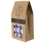 set 26 palline glicine ecosostenibili 40 mm per albero di natale