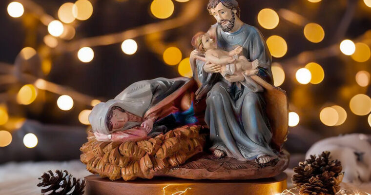 Il Presepe in cui Maria riposa: la natività che commuove Papa Francesco