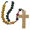 rosario missionario con grani in legno 5 mm