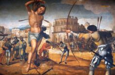 San Sebastiano e il suo martirio per aiutare i cristiani perseguitati