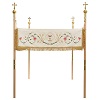 baldacchino processionale 130x160 ihs fiori e spighe