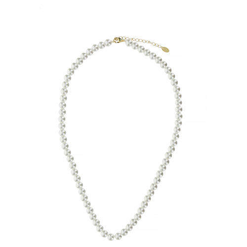 collana di perle amen argento 925 6 mm