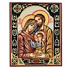 icona sacra famiglia bizantina