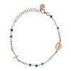 bracciale agios rose multicolor celeste argento 925