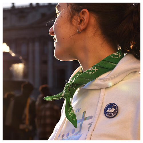 foulard kit del pellegrino verde giubileo 2025