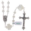 rosario madreperla con grani tondi 3 mm