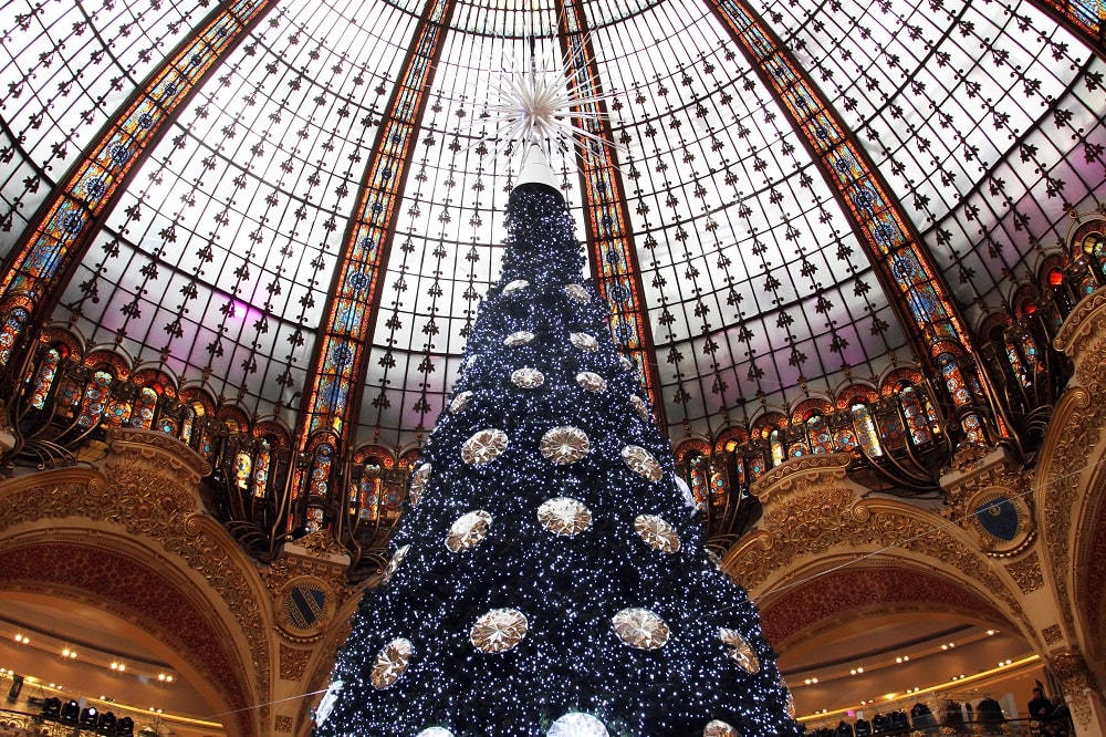 albero di natale galeries lafayette