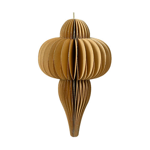 decorazione di carta color sabbia 15 cm h albero di natale 100 fsc