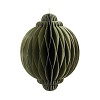 decoro albero di natale palla carta verde 20 cm fsc 100